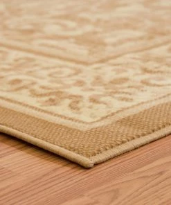 Domani Globe Distressed Landscape Soft Area Rug