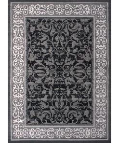 Domani Globe Distressed Landscape Soft Area Rug