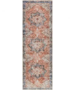 Artistic Weavers Rose Vintage Medallion Machine Washable Area Soft Rug