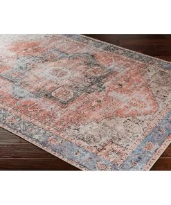 Artistic Weavers Rose Vintage Medallion Machine Washable Area Soft Rug