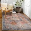 Artistic Weavers Rose Vintage Medallion Machine Washable Area Soft Rug