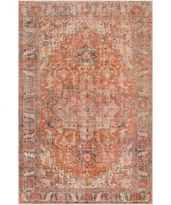Artistic Weavers All Area Rugs And Runners Orange Grey Persian Machine Washable Area Soft Rug