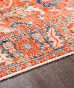 Artistic Weavers All Area Rugs And Runners Orange Grey Persian Machine Washable Area Soft Rug