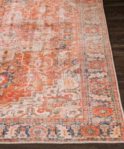 Artistic Weavers All Area Rugs And Runners Orange Grey Persian Machine Washable Area Soft Rug