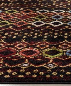 WRG Black/Multi-Color Area Rug All Area Rugs And Runners