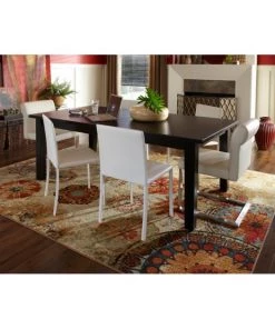 MOH Multi-Color Floral Circle Area Rug Non-Slip All Area Rugs And Runners