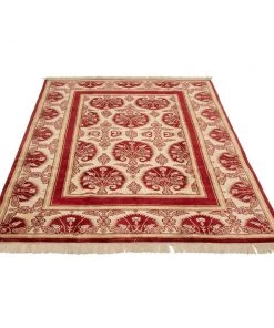Ecarpetgallery All Area Rugs And Runners Hand-knotted Melis Vintage Cream, Red Wool Soft Rug