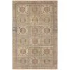 Ecarpetgallery Hand-knotted Antalya Vintage Light Khaki Wool Soft Rug