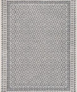 Well Woven Tribal Trellis Pattern Grey Kim-Style Soft Area Rug All Area Rugs And Runners
