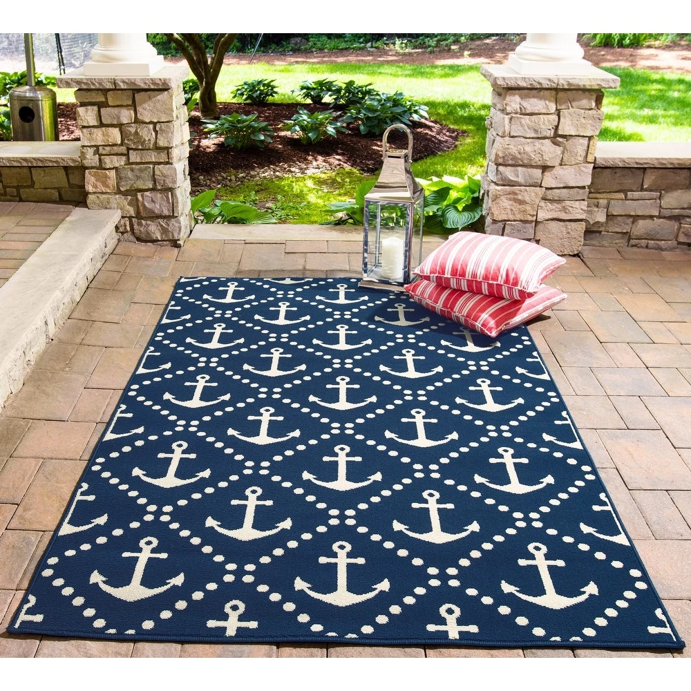 Momeni Baja Anchors Indoor Outdoor Rug All Area Rugs And Runners 1 Momeni Baja Anchors Indoor Outdoor Rug All Area Rugs And Runners
