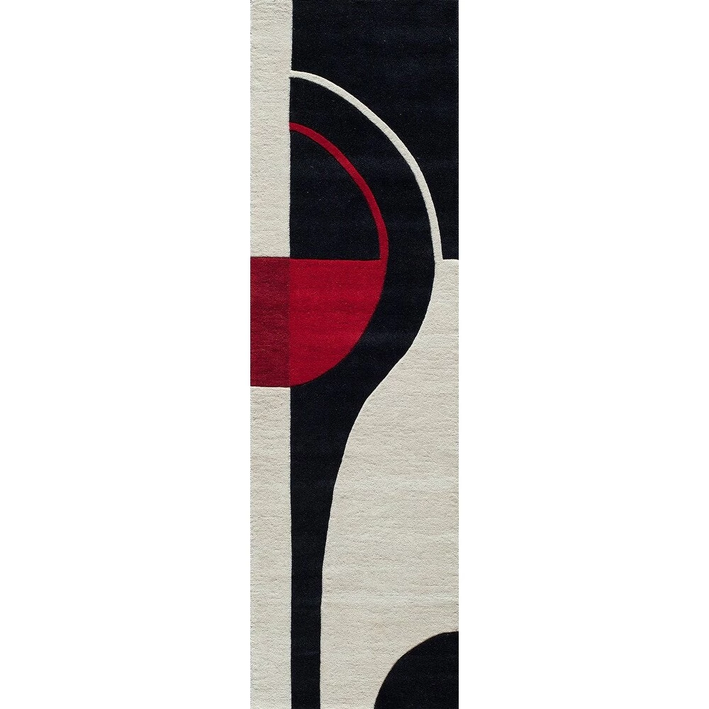 Momeni Delhi Hand Tufted Wool Contemporary Geometric Soft Area Rug 5 Momeni Delhi Hand Tufted Wool Contemporary Geometric Soft Area Rug
