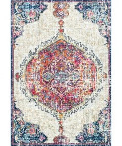 NL Multi-color Medallion Soft Area Rug All Area Rugs And Runners