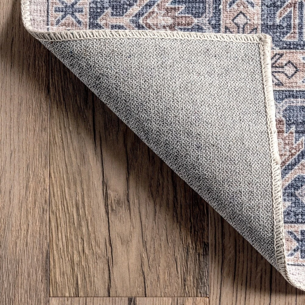 NuLOOM All Area Rugs And Runners Finley Machine Washable Vintage Distressed Area Rug 11 NuLOOM All Area Rugs And Runners Finley Machine Washable Vintage Distressed Area Rug