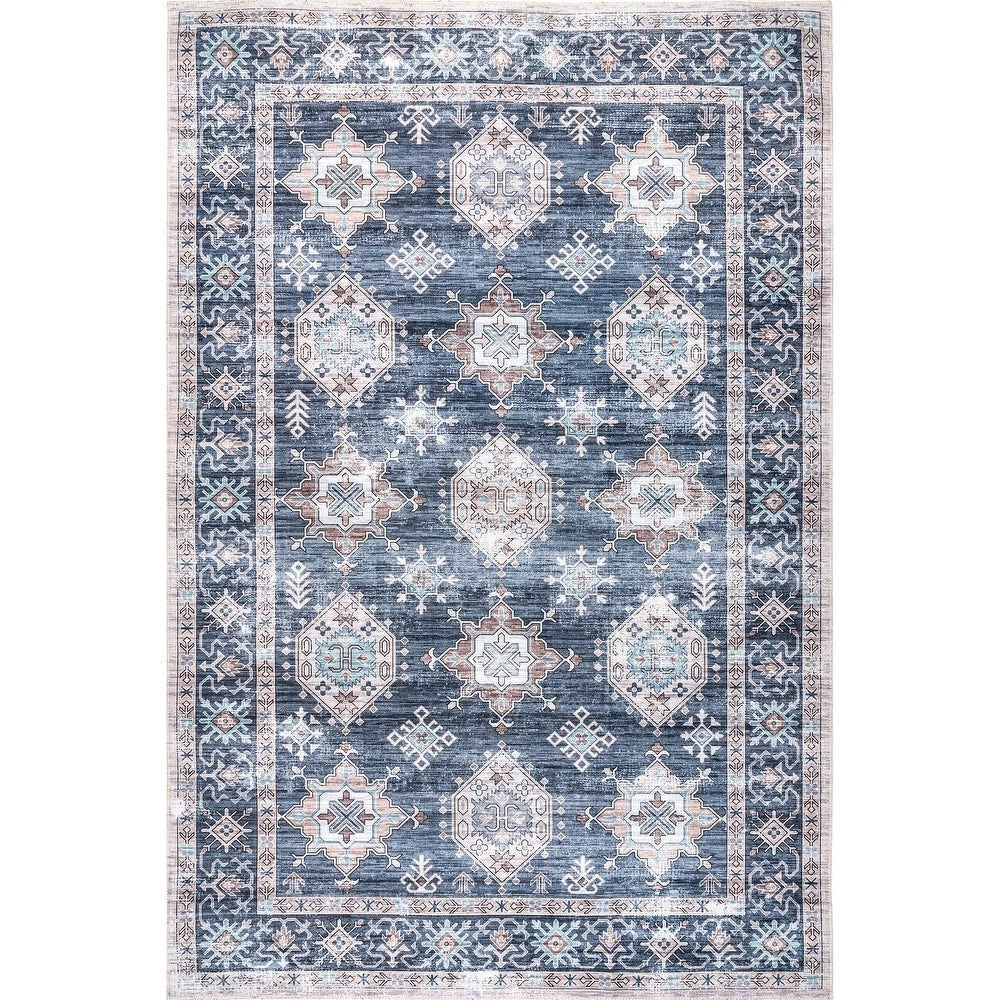 NuLOOM All Area Rugs And Runners Finley Machine Washable Vintage Distressed Area Rug 9 NuLOOM All Area Rugs And Runners Finley Machine Washable Vintage Distressed Area Rug