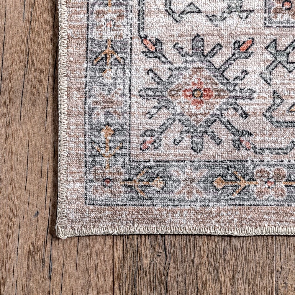 NuLOOM All Area Rugs And Runners Finley Machine Washable Vintage Distressed Area Rug 15 NuLOOM All Area Rugs And Runners Finley Machine Washable Vintage Distressed Area Rug