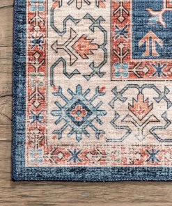 NuLOOM All Area Rugs And Runners Finley Machine Washable Vintage Distressed Area Rug 21 NuLOOM All Area Rugs And Runners Finley Machine Washable Vintage Distressed Area Rug