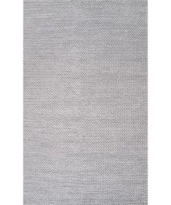 WW Handmade Braided Wool Grey Area Rug All Area Rugs And Runners