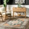 NuLOOM Heidy Vintage Traditional Machine Washable Area Rug All Area Rugs And Runners
