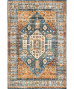 NuLOOM Heidy Vintage Traditional Machine Washable Area Rug All Area Rugs And Runners