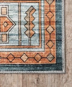 NuLOOM Heidy Vintage Traditional Machine Washable Area Rug All Area Rugs And Runners