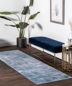 NuLOOM Modern Abstract Machine Washable Soft Area Rug