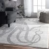 NULOOM Octopus Faded Stripes Soft Area Rug