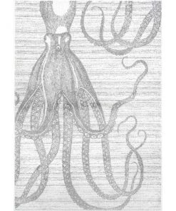 NULOOM Octopus Faded Stripes Soft Area Rug