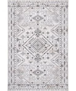 NuLOOM Malena Tribal Bordered Machine Washable Area Rug All Area Rugs And Runners