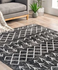 NuLOOM Malia Machine Washable Moroccan Area Rug All Area Rugs And Runners