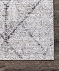 NuLOOM Regan Modern Geometric Machine Washable Soft Area Rug