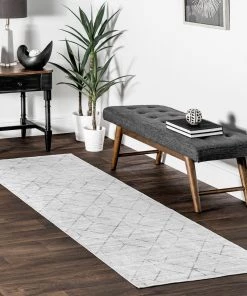 NuLOOM Regan Modern Geometric Machine Washable Soft Area Rug