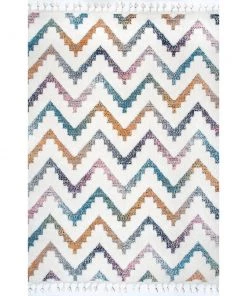 Nuloom Geometric Rumi High-Low Chevron Tassel Area Rug All Area Rugs And Runners 10 Nuloom Geometric Rumi High-Low Chevron Tassel Area Rug All Area Rugs And Runners
