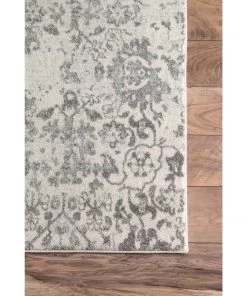 Nurzhan Southwestern All Area Rugs And Runners Vintage Floral Gray Area Rugs