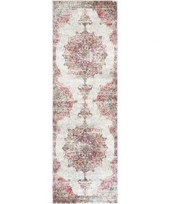 NL Vintage Persian Floral Pink Soft Area Rug