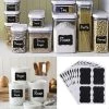 AEO Fancy Black Board Kitchen Decal Jar Labels - 36pcs Home Décor