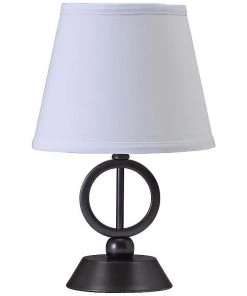 Modern Rugs And Decor House Of Troy High Oil Rubbed Bronze Circle Lamp Lamps