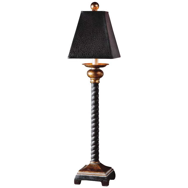 Uttermost Bellcord Black And Bronze Buffet Table Lamp Lamps 2 Uttermost Bellcord Black And Bronze Buffet Table Lamp Lamps
